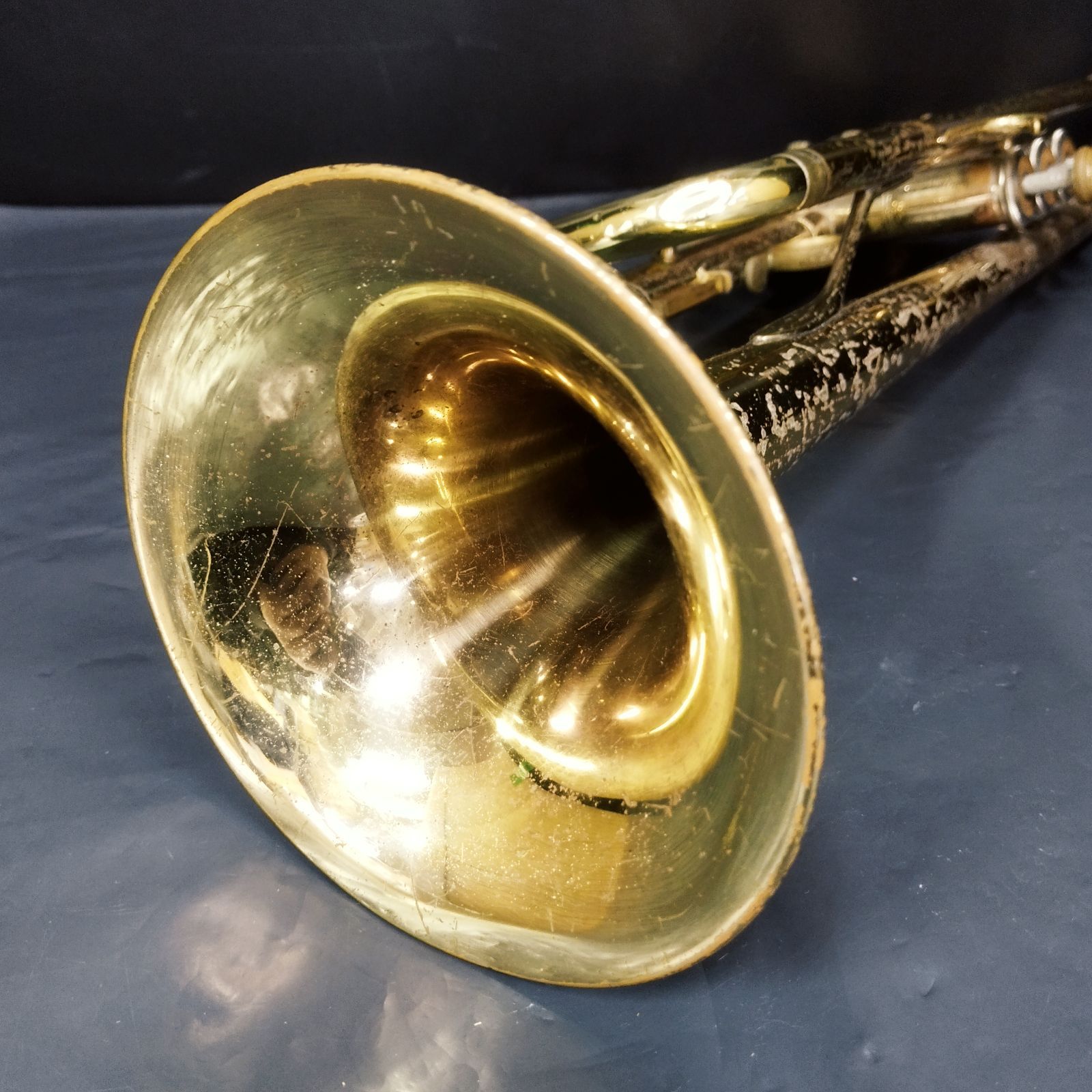 D10094】ヤマハ YTR236 トランペット ハードケース付 ※ジャンク