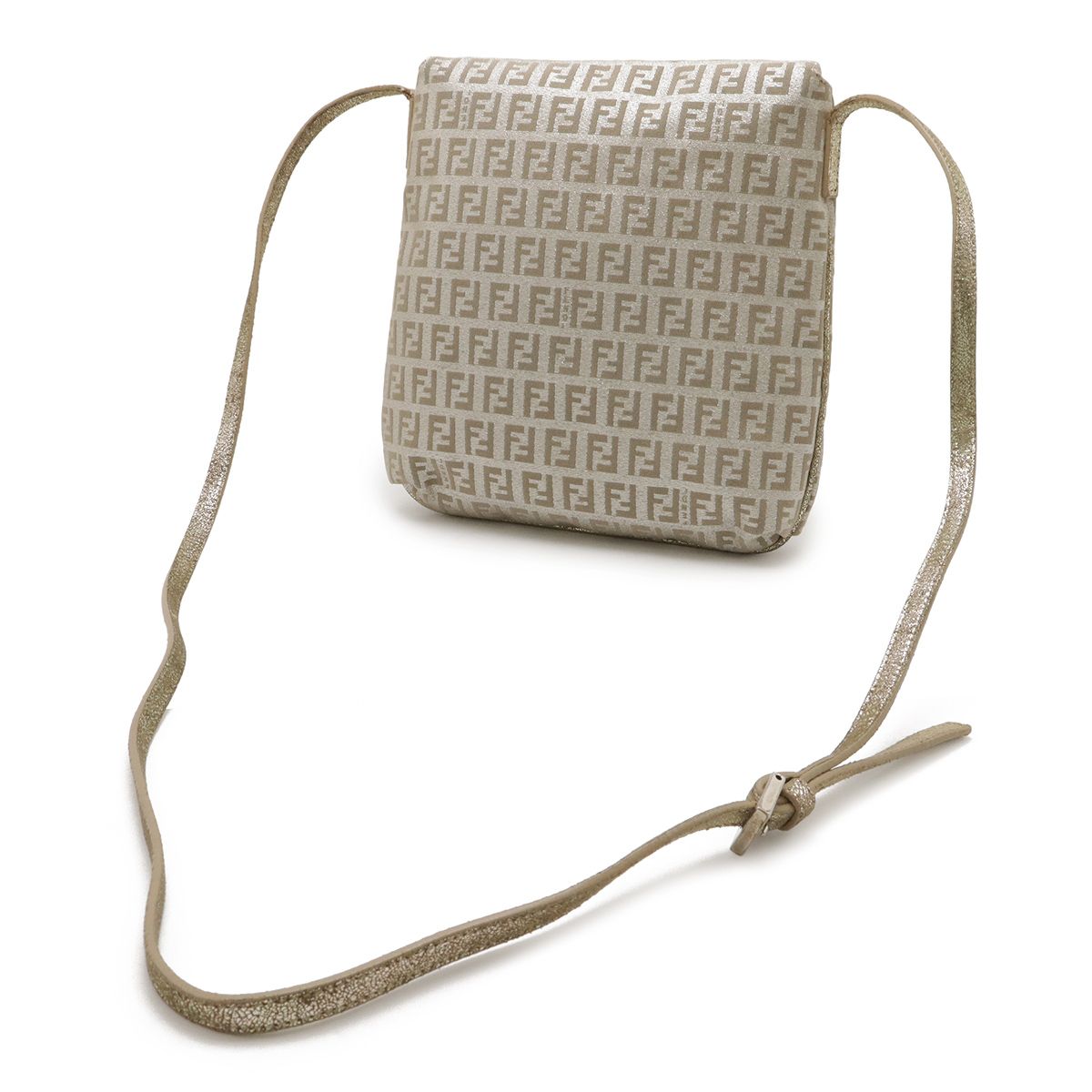 FENDI フェンディ ズッキーノ柄 ショルダーバッグ ポシェット 斜め掛け