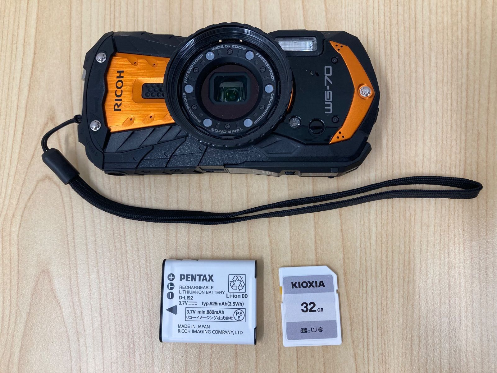 RICOH WG-70 タフネス カメラ 防水 【公式通販】