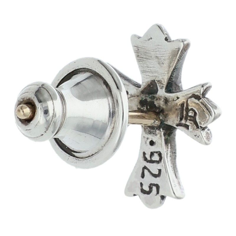 クロムハーツ No2 CH CRS/CHクロススタッド シルバーピアス メンズ ※12