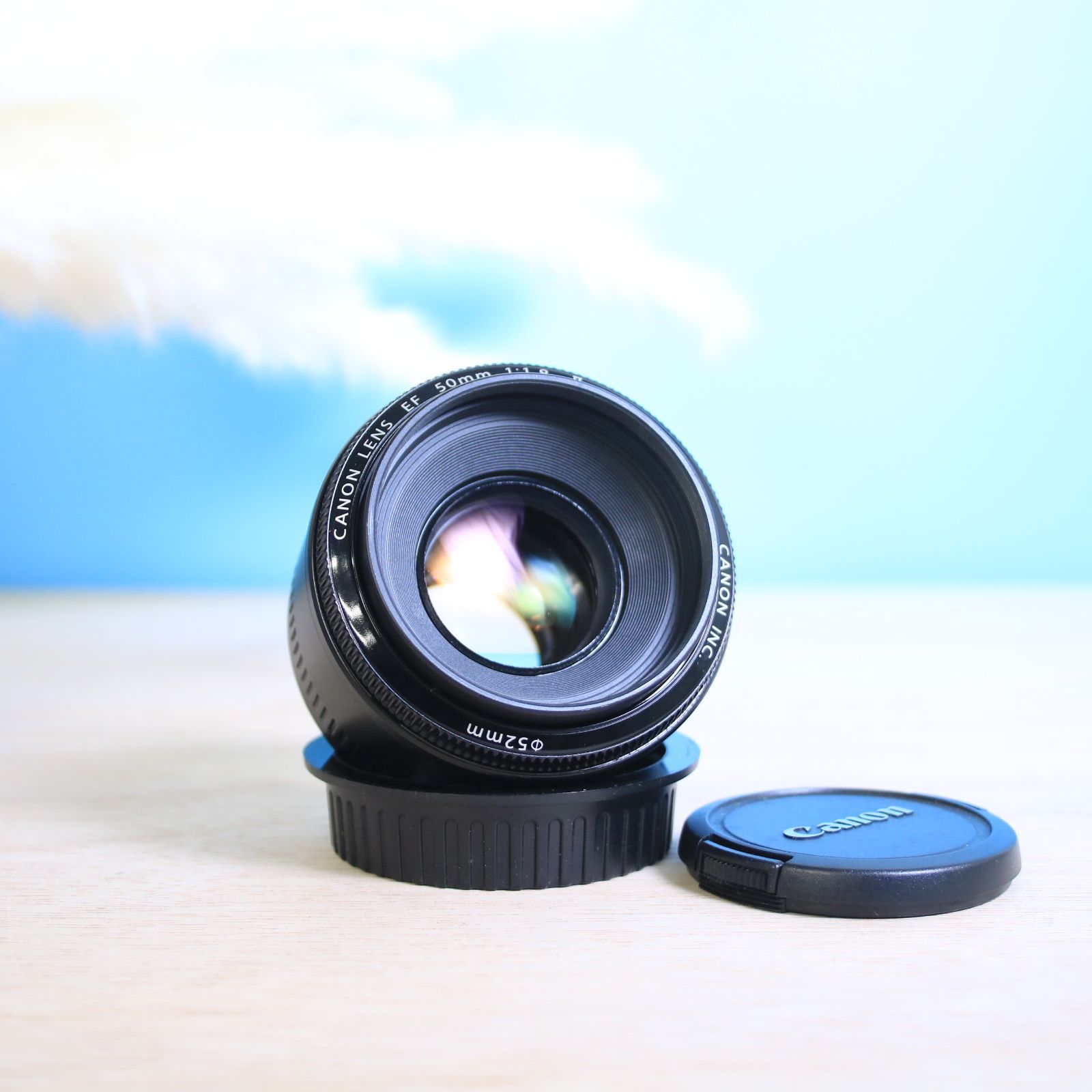 神レンズ✨新品級✨️Canon EF 50mm F1.8 Ⅱ✨️単焦点レンズ ❁ほぼ新品❁神レンズ❁ Canon EF 50mm 1.8 ll EFレンズ 単焦点レンズ