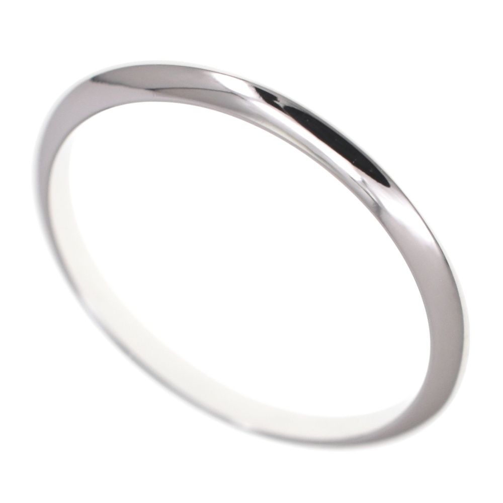TIFFANY＆CO Pt950製のシンプルなリング TIFFANY&Co. ティファニー ミルグレイン リング 指輪 19.5号 Pt950