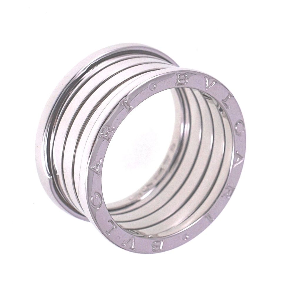 ブルガリ BVLGARI B-Zero1 リング サイズ63/JP23 K18WG メンズ S