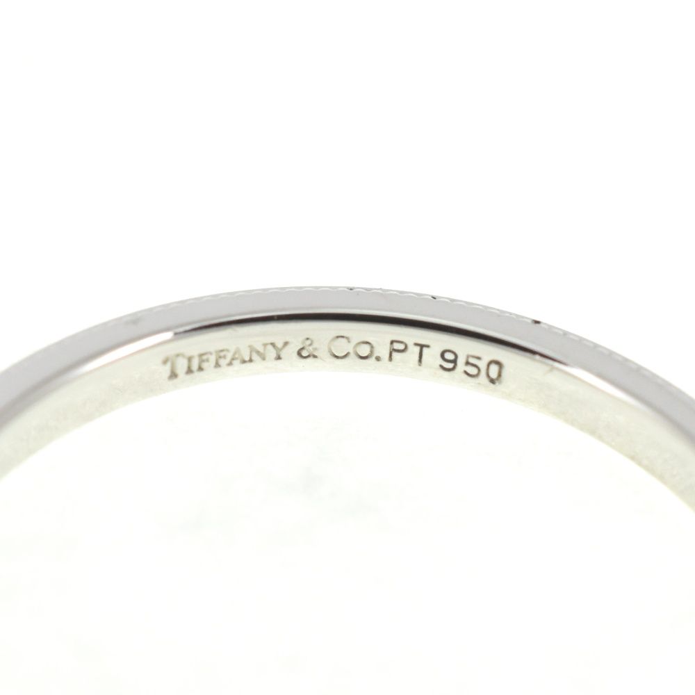 ティファニー TIFFANY&Co. ミルグレイン リング サイズ59/JP19 Pt950