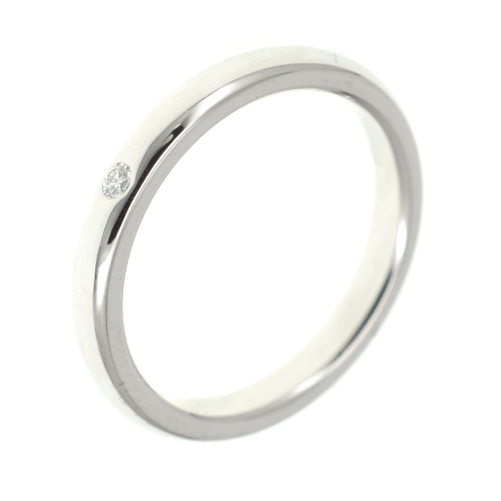 ティファニー TIFFANY&Co. バンドリング サイズ53/JP12 Pt950 シルバー