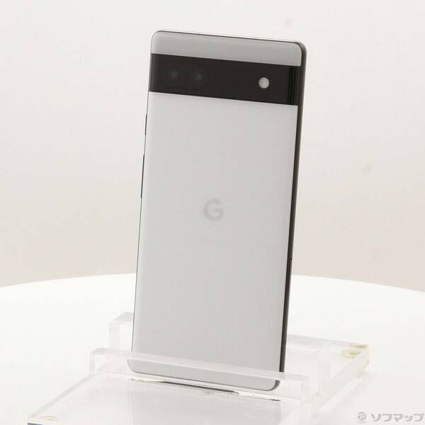 中古品〕 Google Pixel 6a 128GB チョーク GB17L au SIMフリー【198