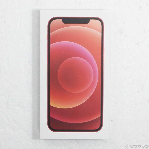 中古品〕 iPhone12 64GB プロダクトレッド MGHQ3J／A SIMフリー【295