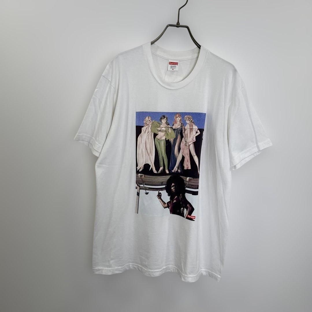 【1円】Supreme シュプリーム 半袖 Tシャツ プリント M メンズ ホワイト NP‐D2‐KG シュプリーム Supreme Tee Jah TV Davis