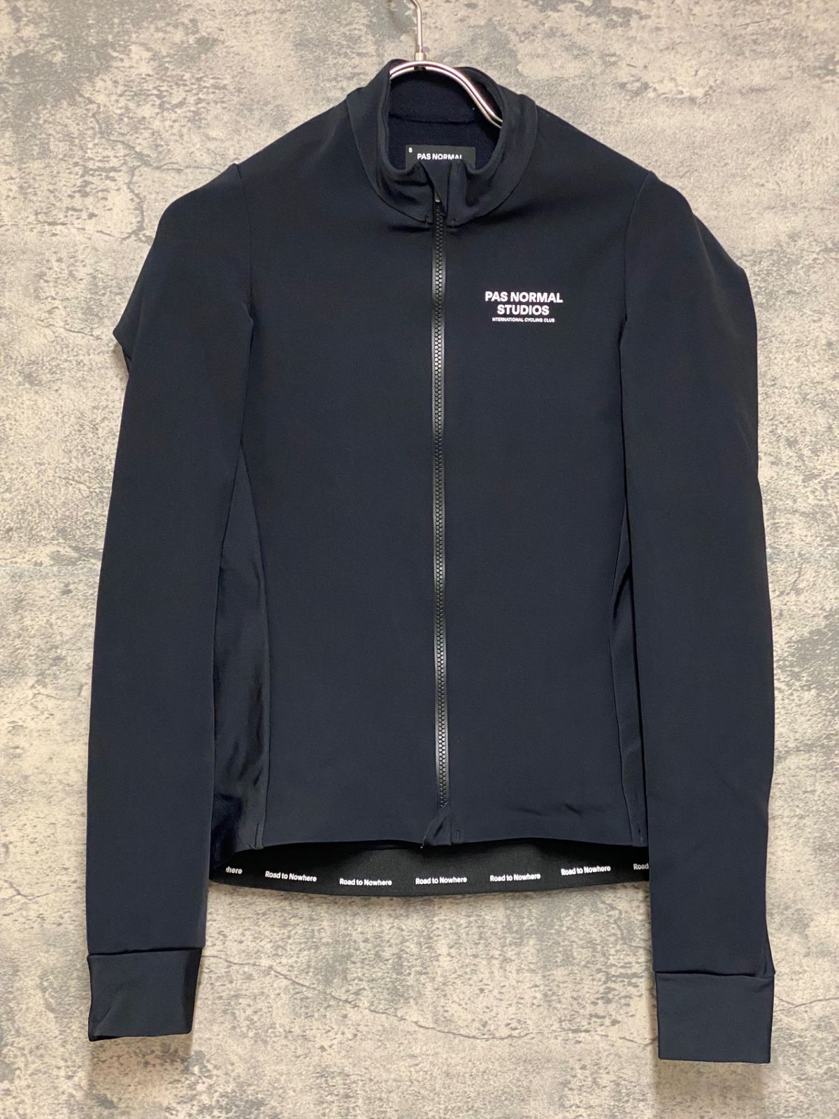 未使用品PAS NORMAL STUDIOS サイクルジャージ メンズS 黒 JT184 パスノーマルスタジオ PAS NORMAL STUDIO 長袖 サイクルジャージ
