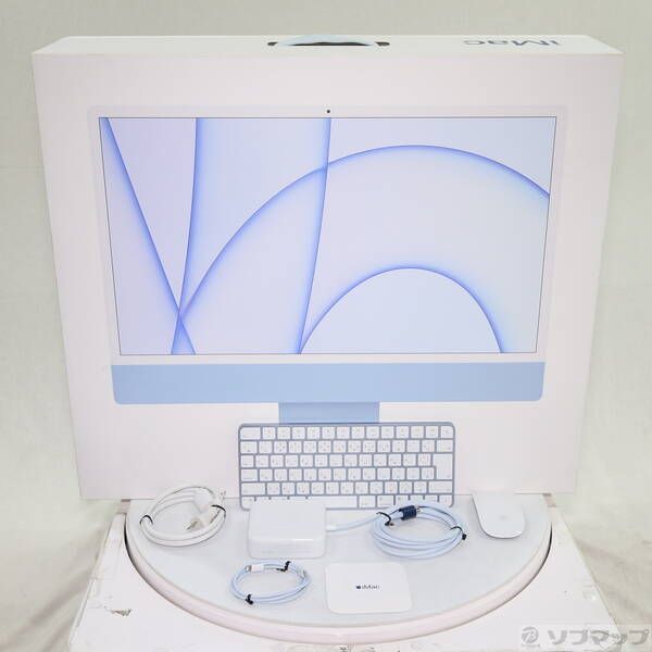 中古品〕 iMac 24-inch Mid-2021 MJV93J／A Apple M1 8コアCPU_7コア