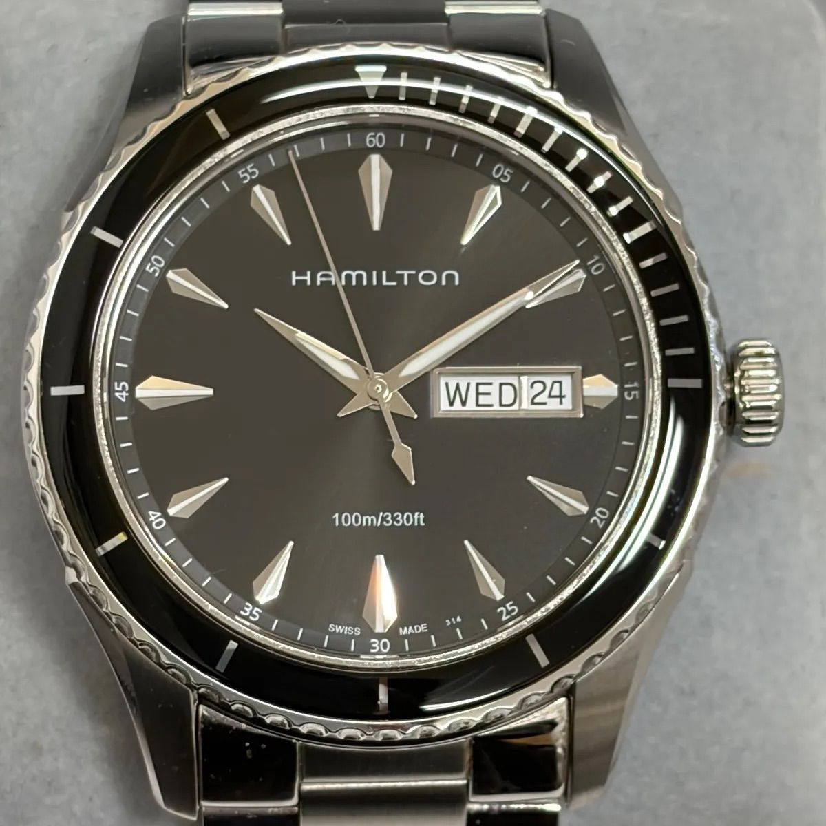 HAMILTON ハミルトン ジャズマスター SEAVIEW DAYDATE H375110 稼働品 