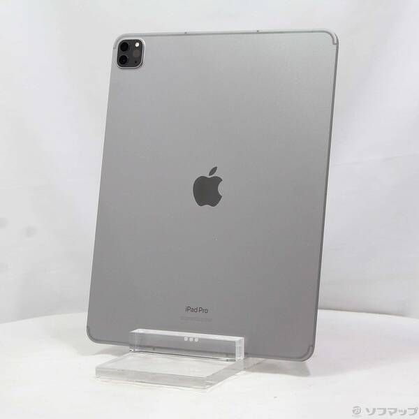  〔中古品〕 iPad Pro 12.9インチ 第6世代 256GB スペースグレイ MP203J／A docomoロック解除SIMフリー【258】 iPad本体