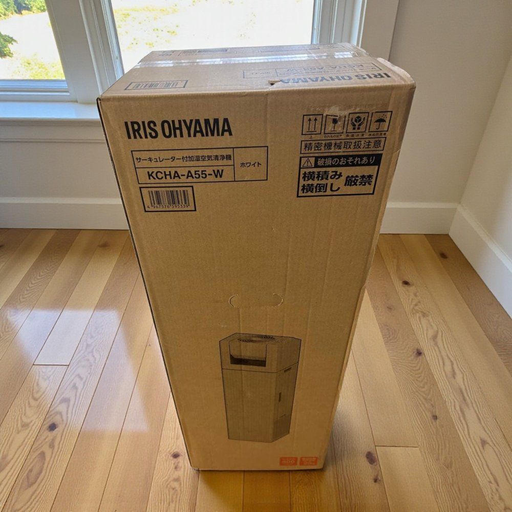 IRIS OHYAMA 加湿空気清浄機 KCHA-A55-W 新品未使用品 H291226.jpg