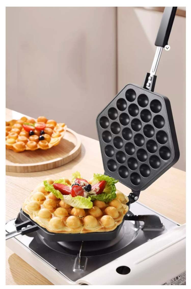 エッグワッフル フライパン 鶏蛋仔 パッフル バブルワッフルメーカー