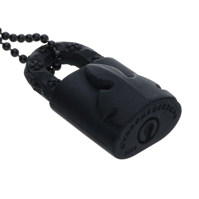 クロムハーツ PADLOCK FLERKNEE SLCN/パドロックフレアニー ラバー