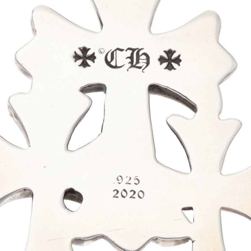 クロムハーツ 3 CH CRS SML / トリプルCHクロススモール CHROME HEARTS クロムハーツ トリプルCHクロス スモール PAVEダイヤ