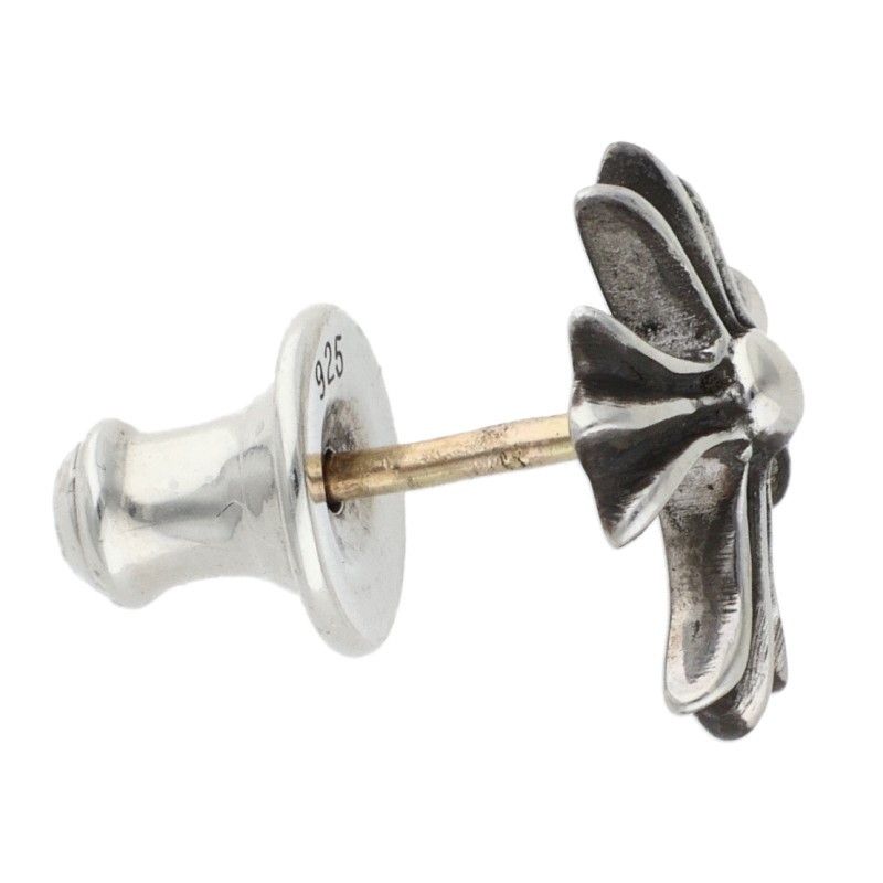 クロムハーツ No2 CH CRS/CHクロススタッド シルバーピアス メンズ ※12