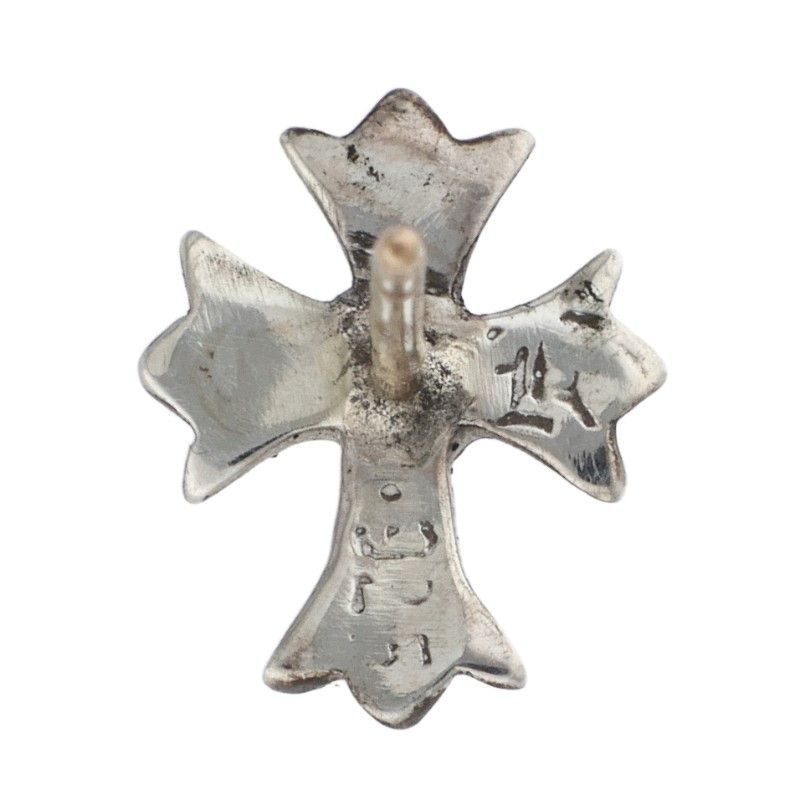 クロムハーツ No2 CH CRS/CHクロススタッド シルバーピアス メンズ ※12