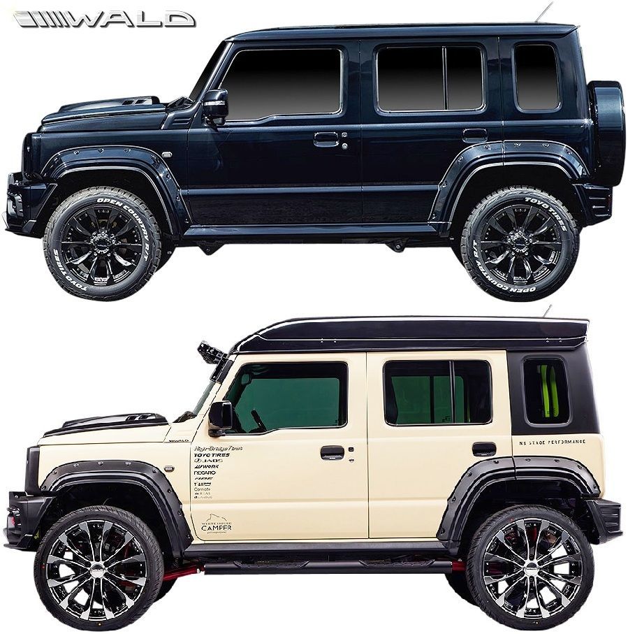 M's】 ジムニーノマド JC74W (2025.4-) WALD オーバーフェンダー 14