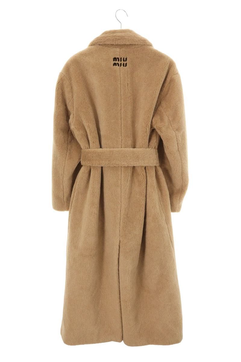 ミュウミュウ MS1912 アルパカファーロングコート レディース 38 ※12