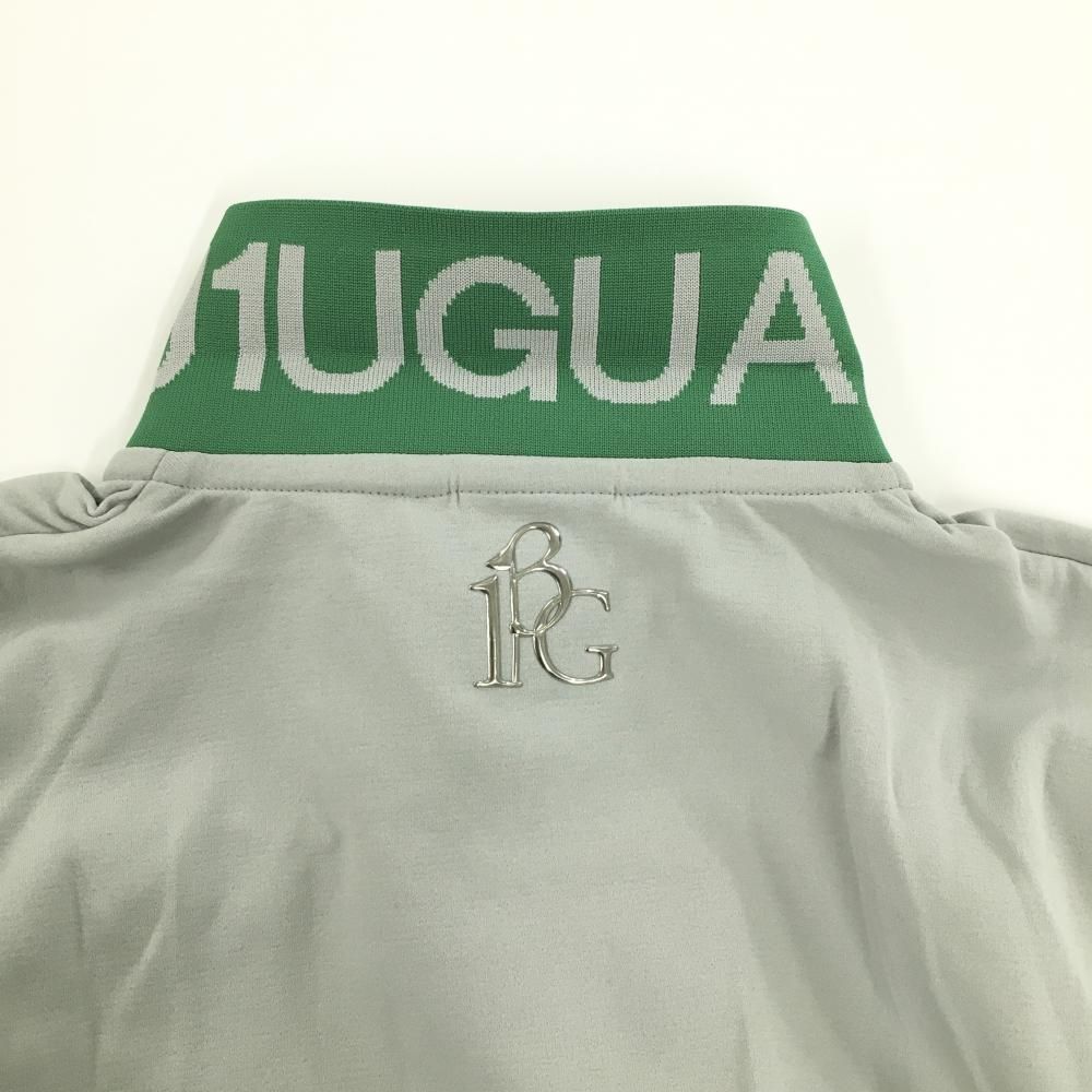 【ウノピゥウノウグァーレトレゴルフ】立体ロゴマーク 総柄 長袖ゴルフポロシャツ roundover_grt191