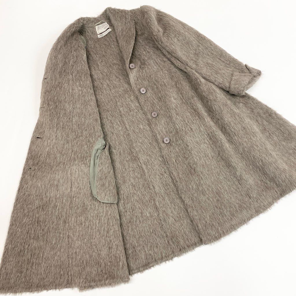 33l24 ALTUNA AGNONA アニオナ アルパカ ウール チェスターコート