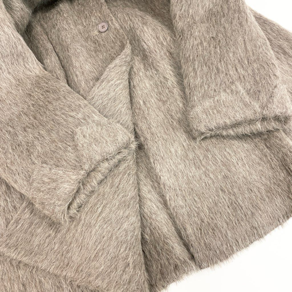 33l24 ALTUNA AGNONA アニオナ アルパカ ウール チェスターコート