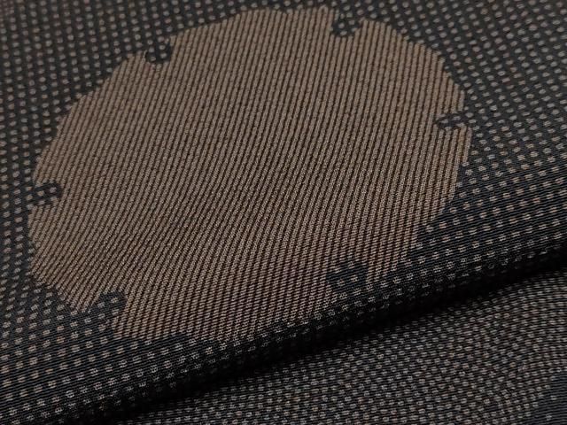 平和屋着物●極上　江戸小紋　雪輪重ね文　黒地　逸品　未使用　CYAA4119s6 平和屋着物○極上 江戸小紋 雪輪重ね文 黒地 逸品 未使用 CYAA4119s6