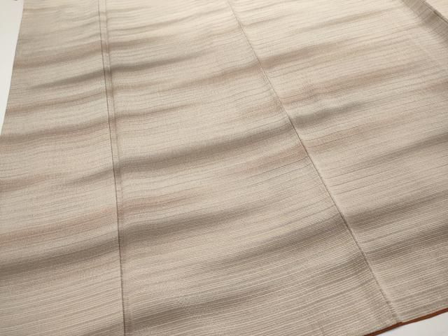 平和屋着物○極上 本塩沢 やまだ織 訪問着 染色作家 桐村博 雪の中の