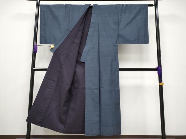 平和屋着物○極上 男性 本場大島紬 アンサンブル・長襦袢セット 100