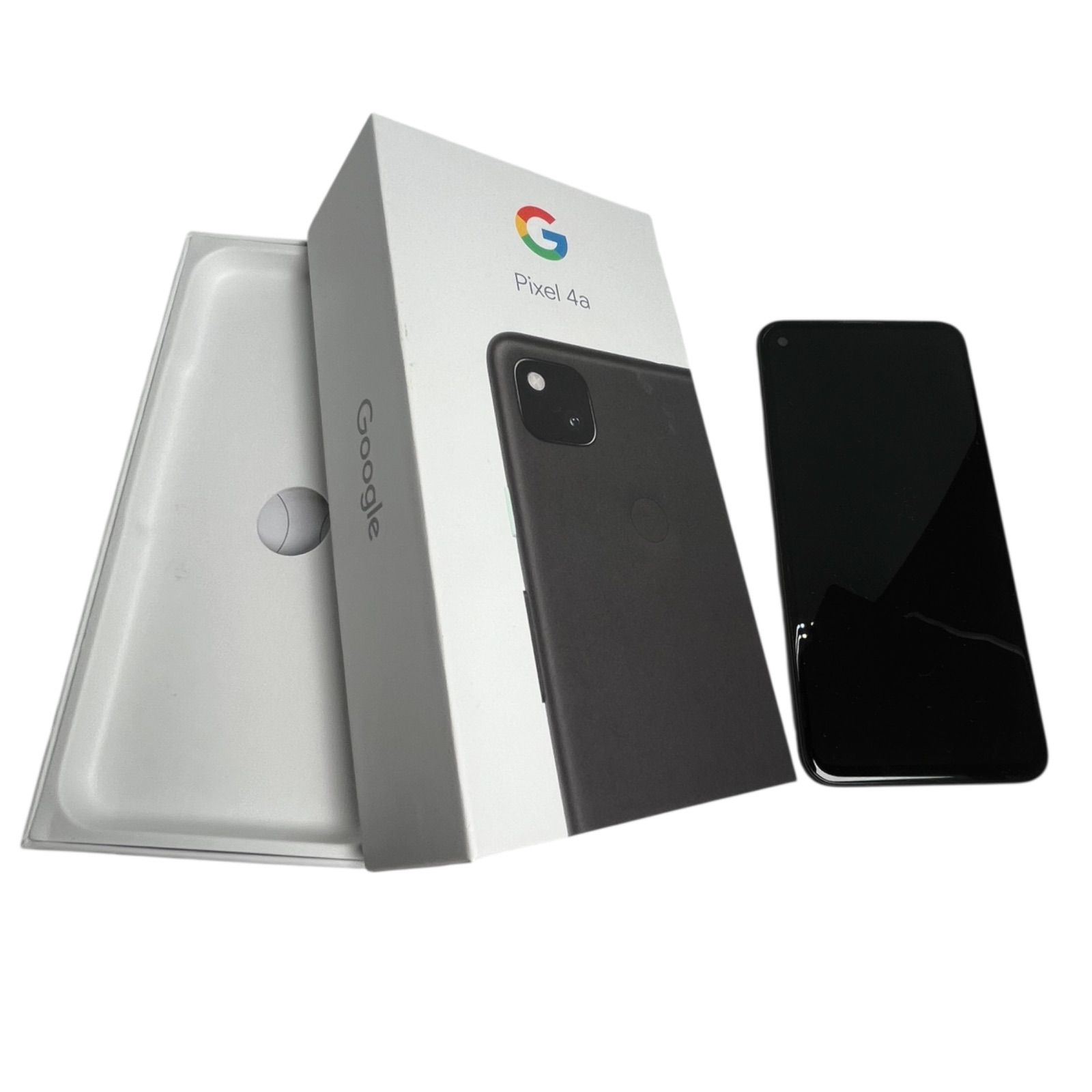 Google Pixel 4a ブラック 元箱付き 管2512-81】動作未確認☆Google Pixel 4a G025M 128 ブラック 本体