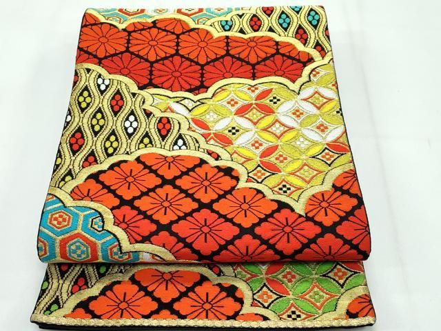 508ag22□七五三 七歳 女児 着物&袋帯&長襦袢 総絞風 毬 花□良好 508ag22□七五三 七歳 女児 着物&袋帯&長襦袢 総絞風 毬 花□良好