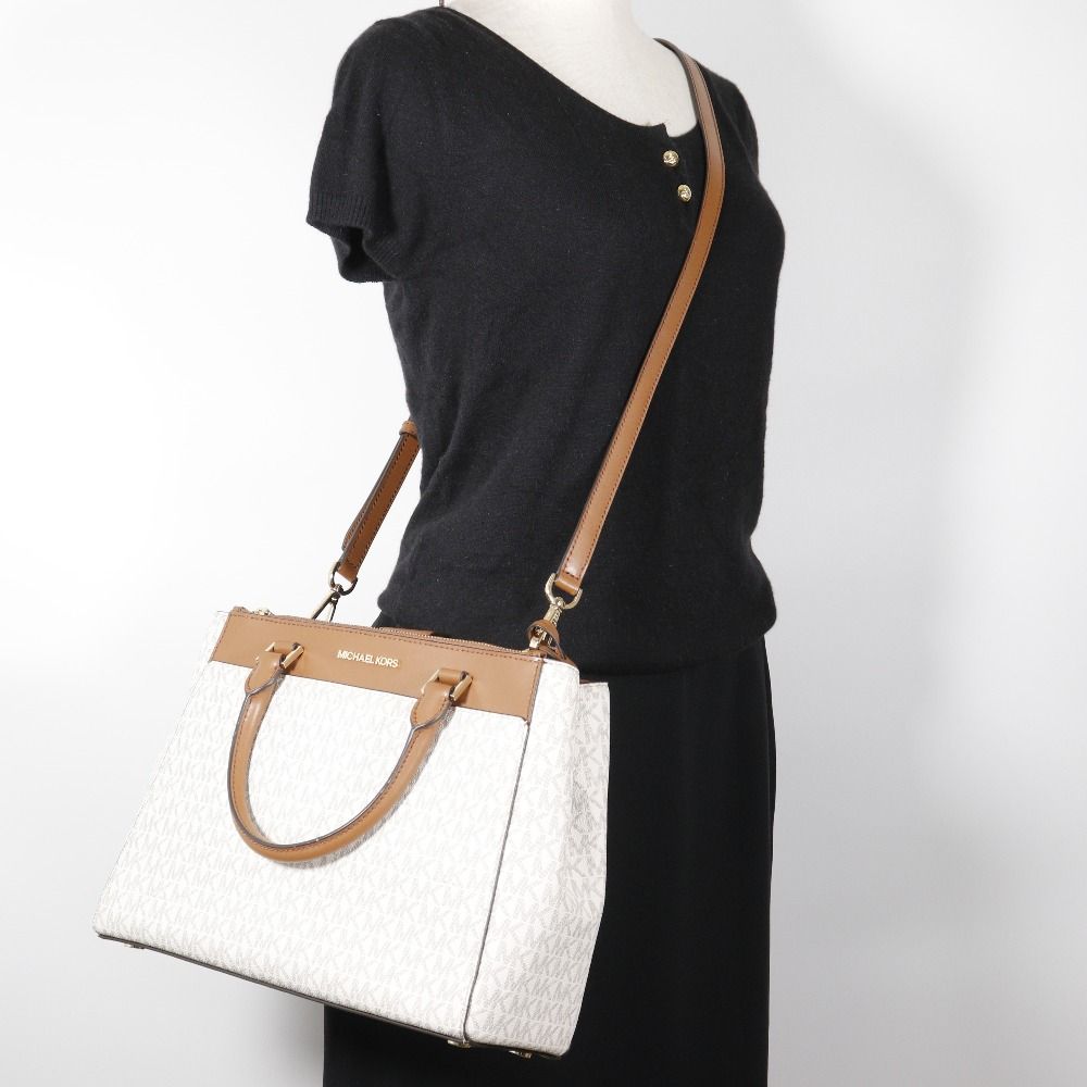 Michael Kors】マイケルコース 2WAYショルダー 35T9GAKS3B PVC オフ