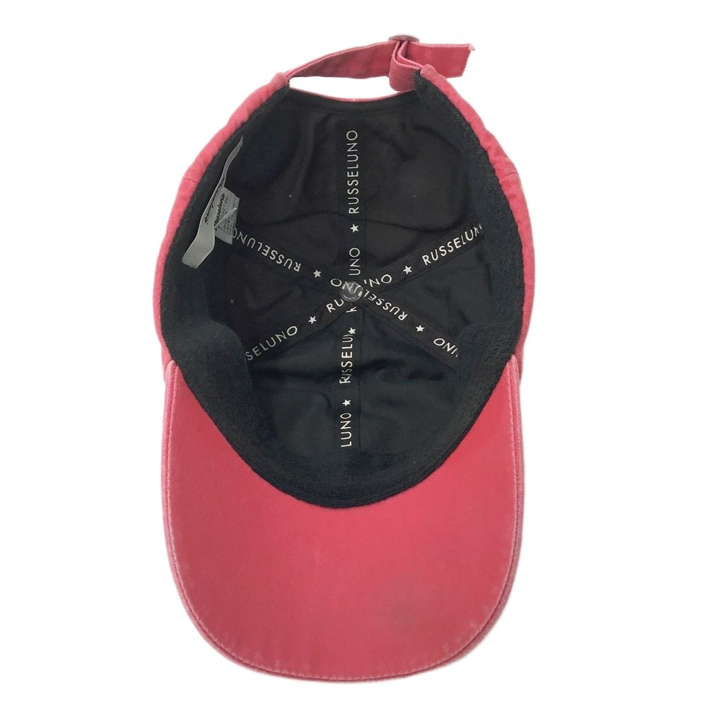 Russeluno ラッセルノ キャップ　ブローチ付き RUSSELUNO ラッセルノ キャップ ダメージ加工 マスクマン ルチャ