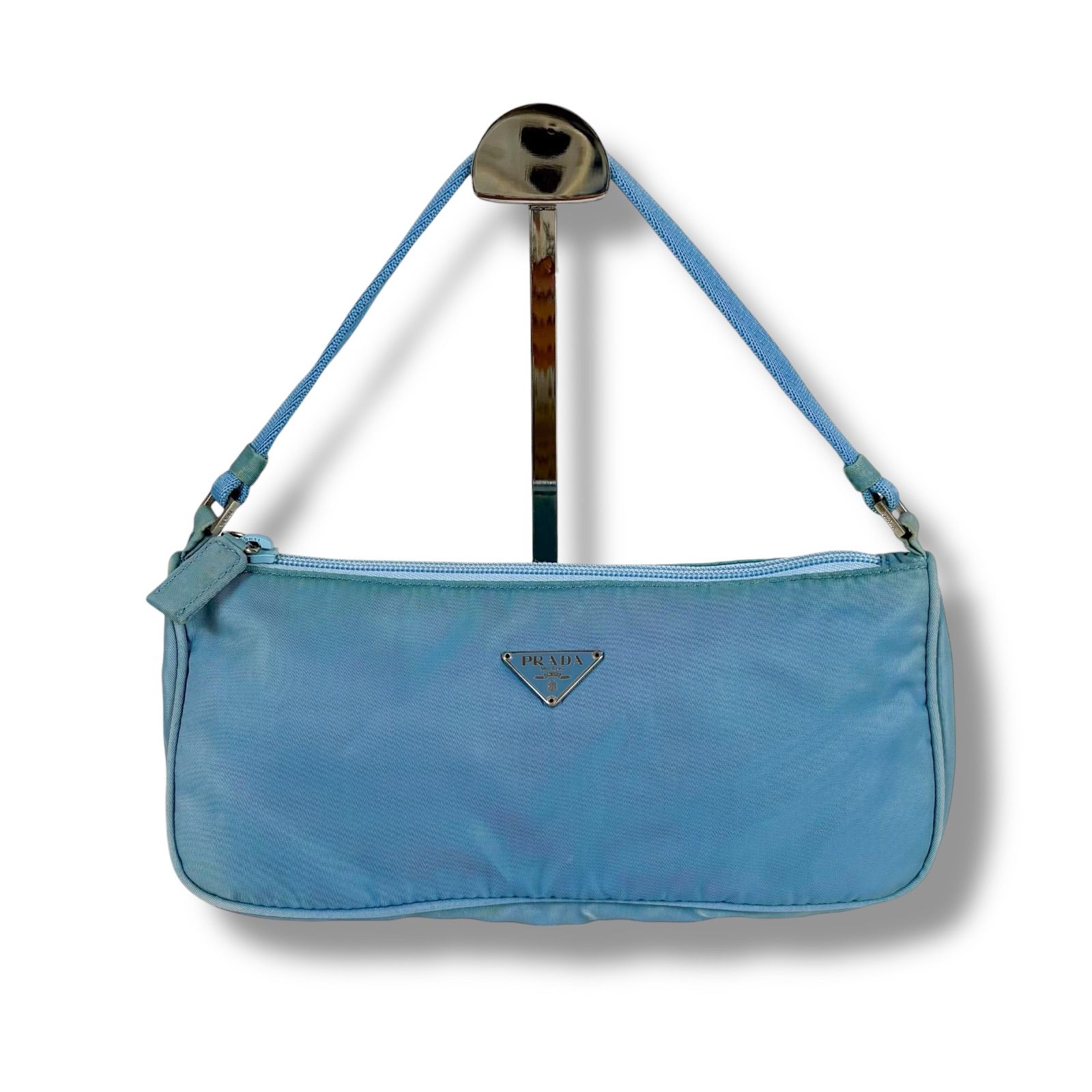 プラダ PRADA トライアングルロゴ アクセサリーポーチ ミニ