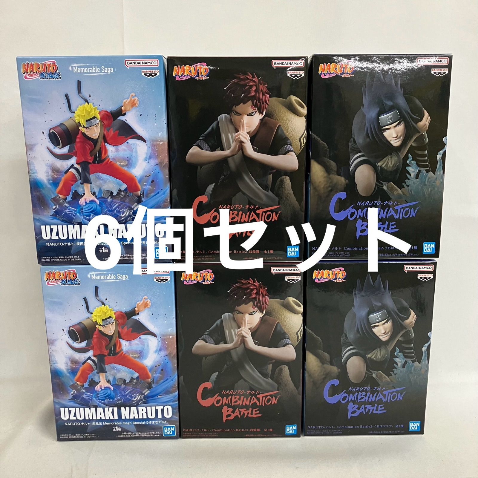 未開封 NARUTO Memorable Saga 他 フィギュア 6個セット SFQ630 c101
