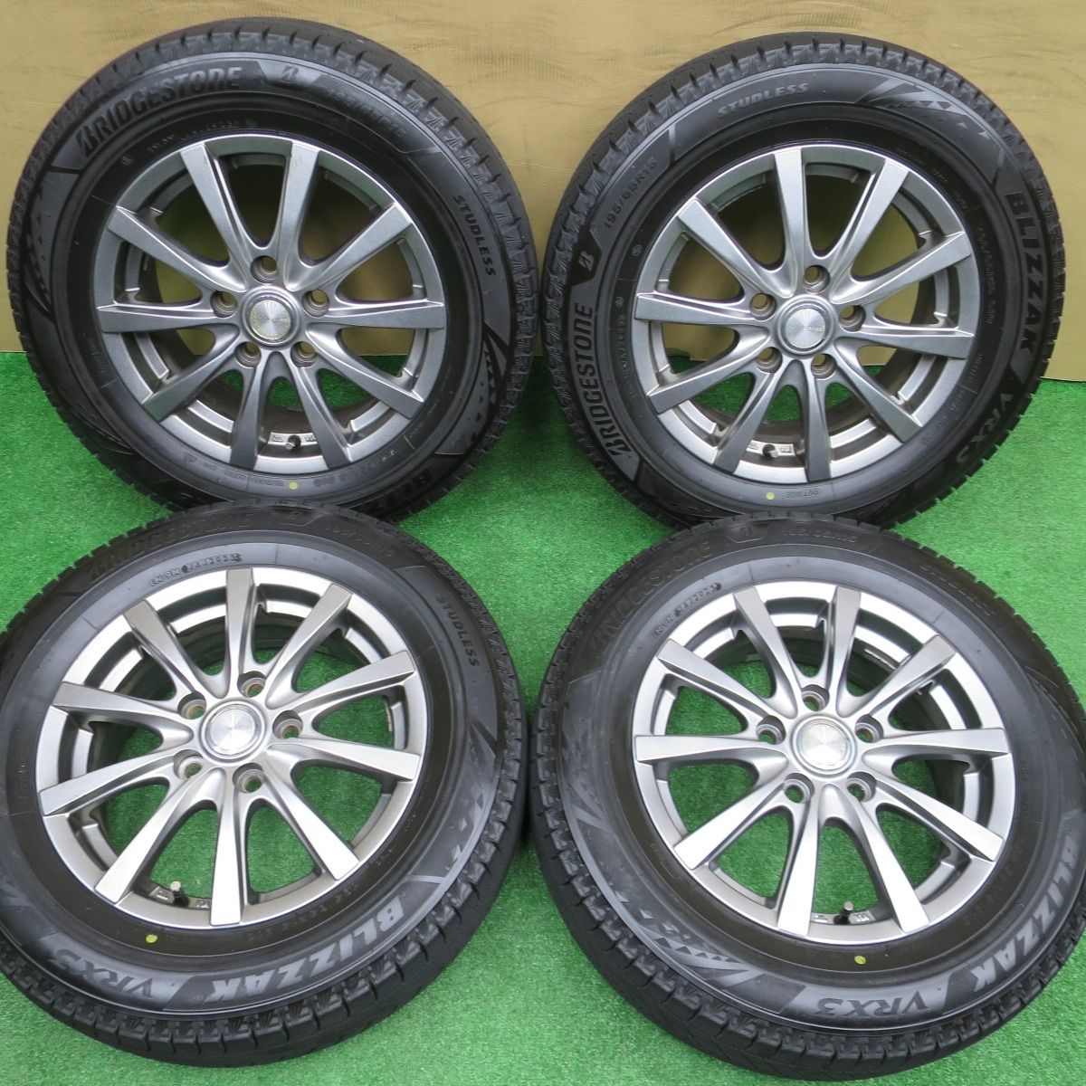 バリ溝！23年！9分☆スタッドレス 195/65R15 ブリヂストン ブリザック