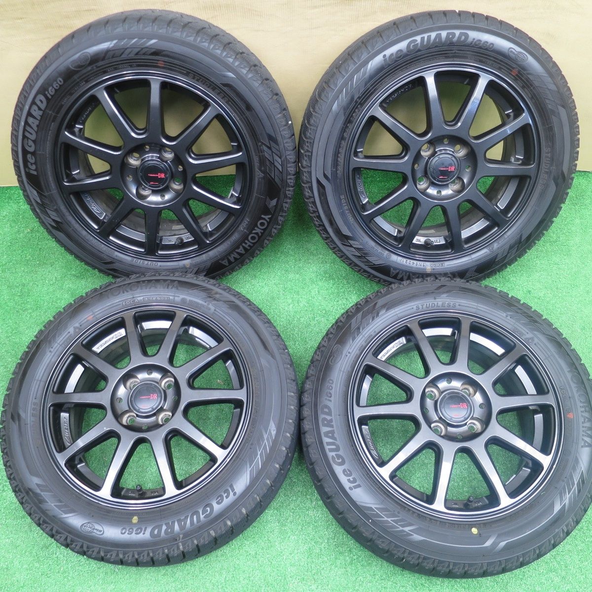 バリ溝！21年！9.5分☆スタッドレス 185/60R15 ヨコハマ アイスガード