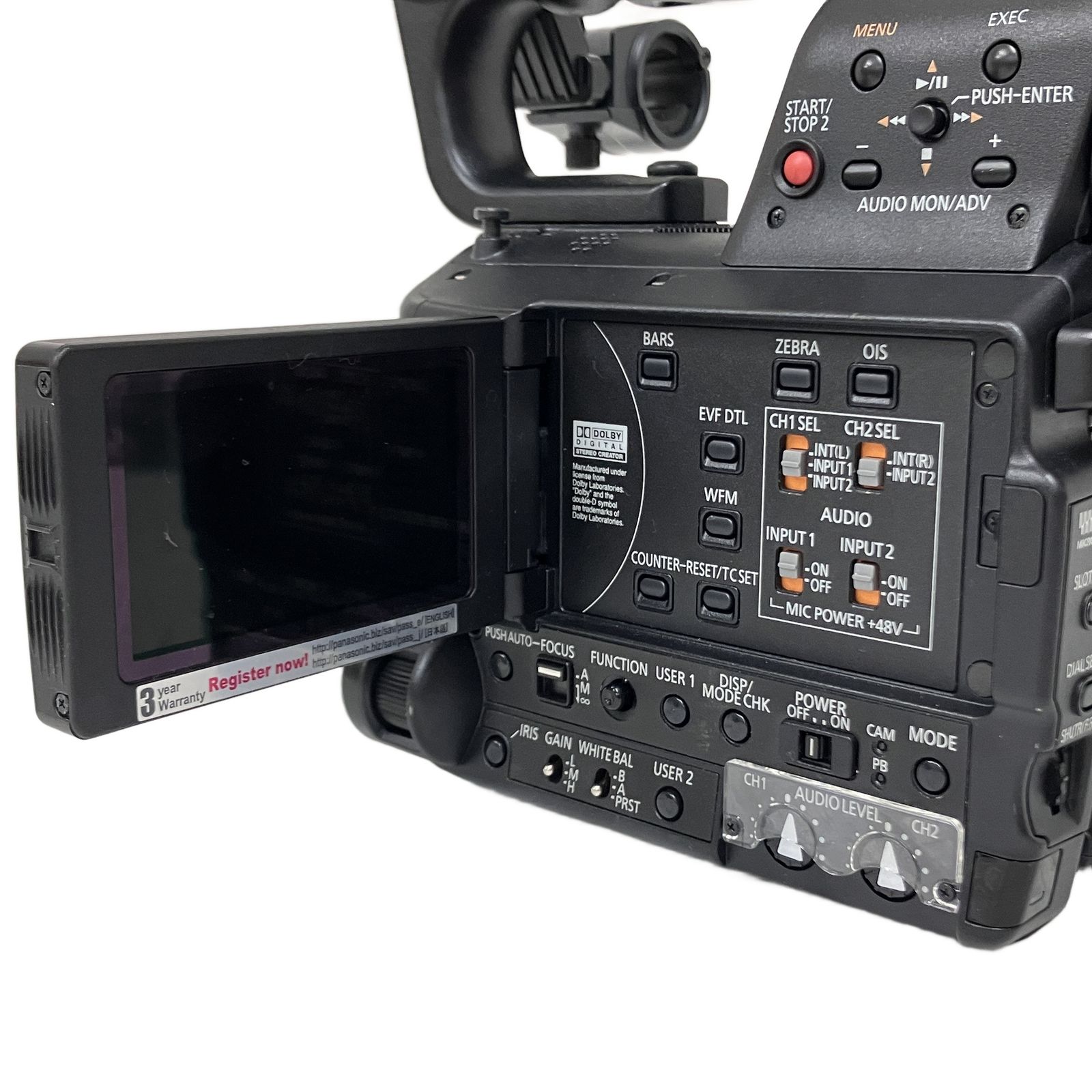 【Panasonic AG-AF105A 業務用ミラーレスビデオカメラ】 Panasonic AG-AF105A ボディ業務用カメラ AVCCAMメモリーカムコーダー