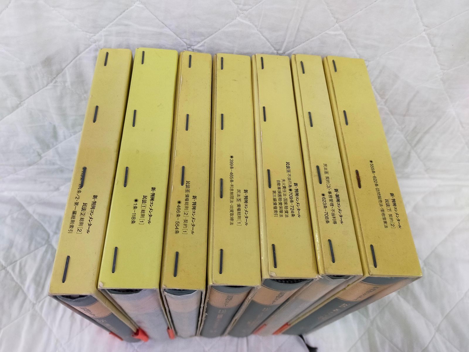 SET2F-202501224-01 新判例コンメンタール 民法 7冊まとめ売り 三省堂