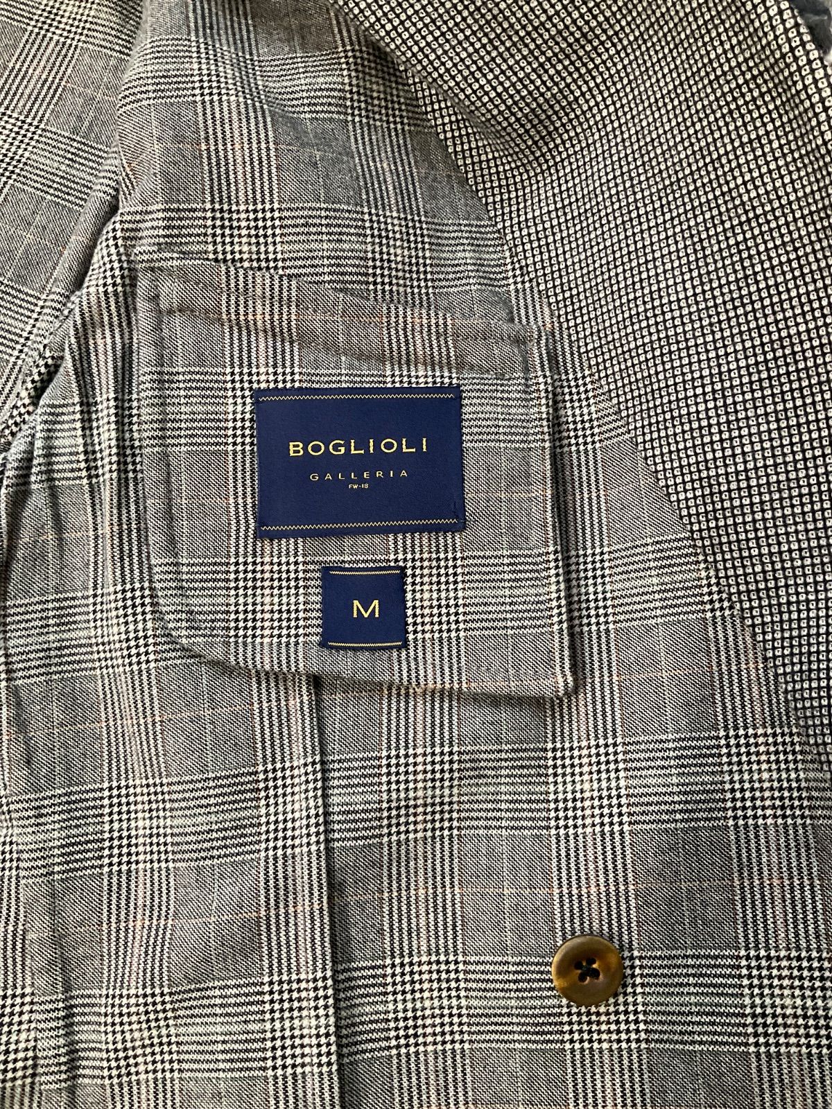 BOGLIOLI ボリオリ テーラードジャケット 千鳥柄 サイズM グレー