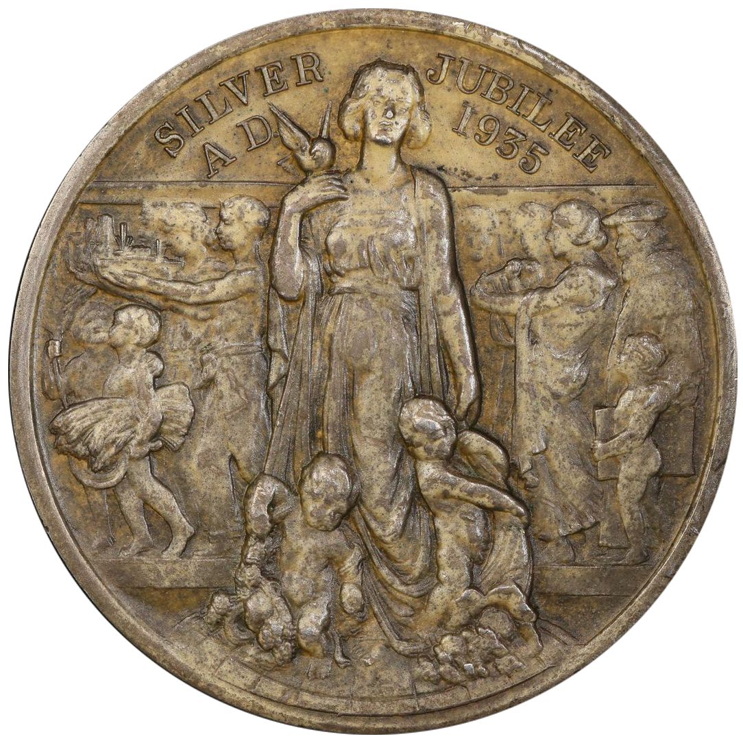 ジョージ5世戴冠式(イギリス) 銀メダル SP62　稀少なSP ジョージ5世戴冠式(イギリス) 銀メダル SP62 稀少なSP ジョージ5世戴冠式(