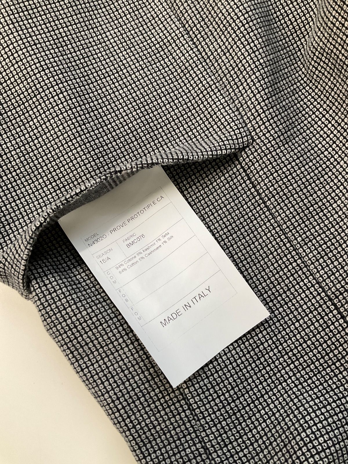 BOGLIOLI 千鳥柄 テーラードジャケット　46 中古・古着通販】BOGLIOLI (ボリオリ) 千鳥柄テーラードジャケット