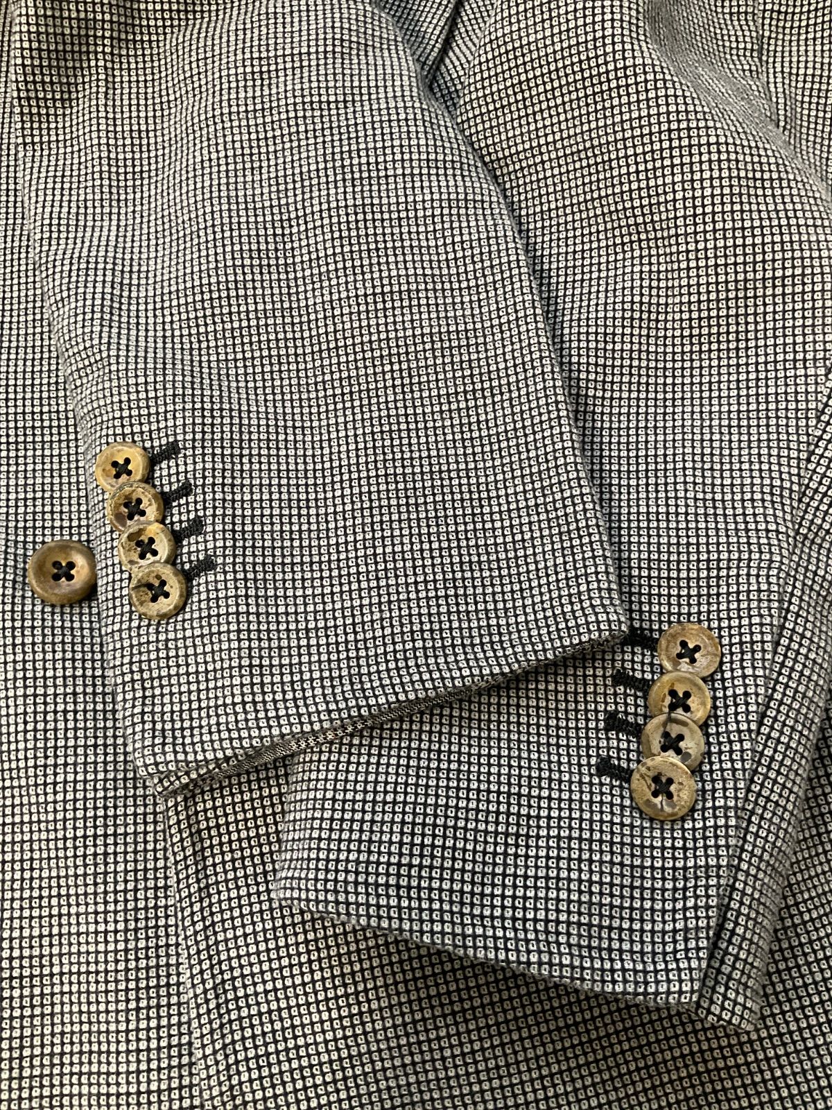 BOGLIOLI ボリオリ テーラードジャケット 千鳥柄 サイズM グレー