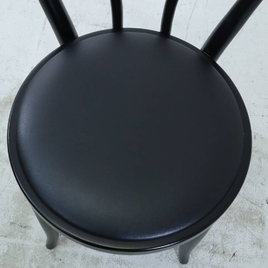 秋田木工 IDC大塚家具 No.16 ベントウッド ダイニングチェア ブラック