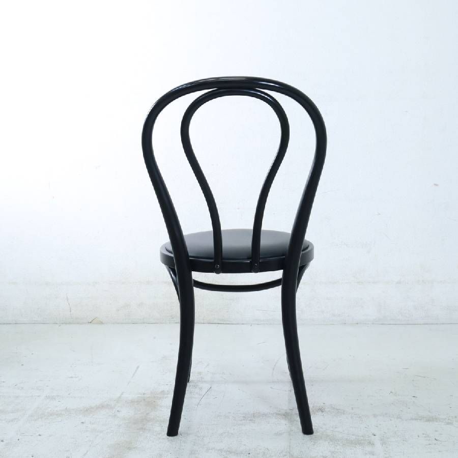 秋田木工ベントウッドチェア ブラック ビン テージチェア 椅子木製 ② TO-63 DARK ベントウッドチェア TON チェア｜イデア