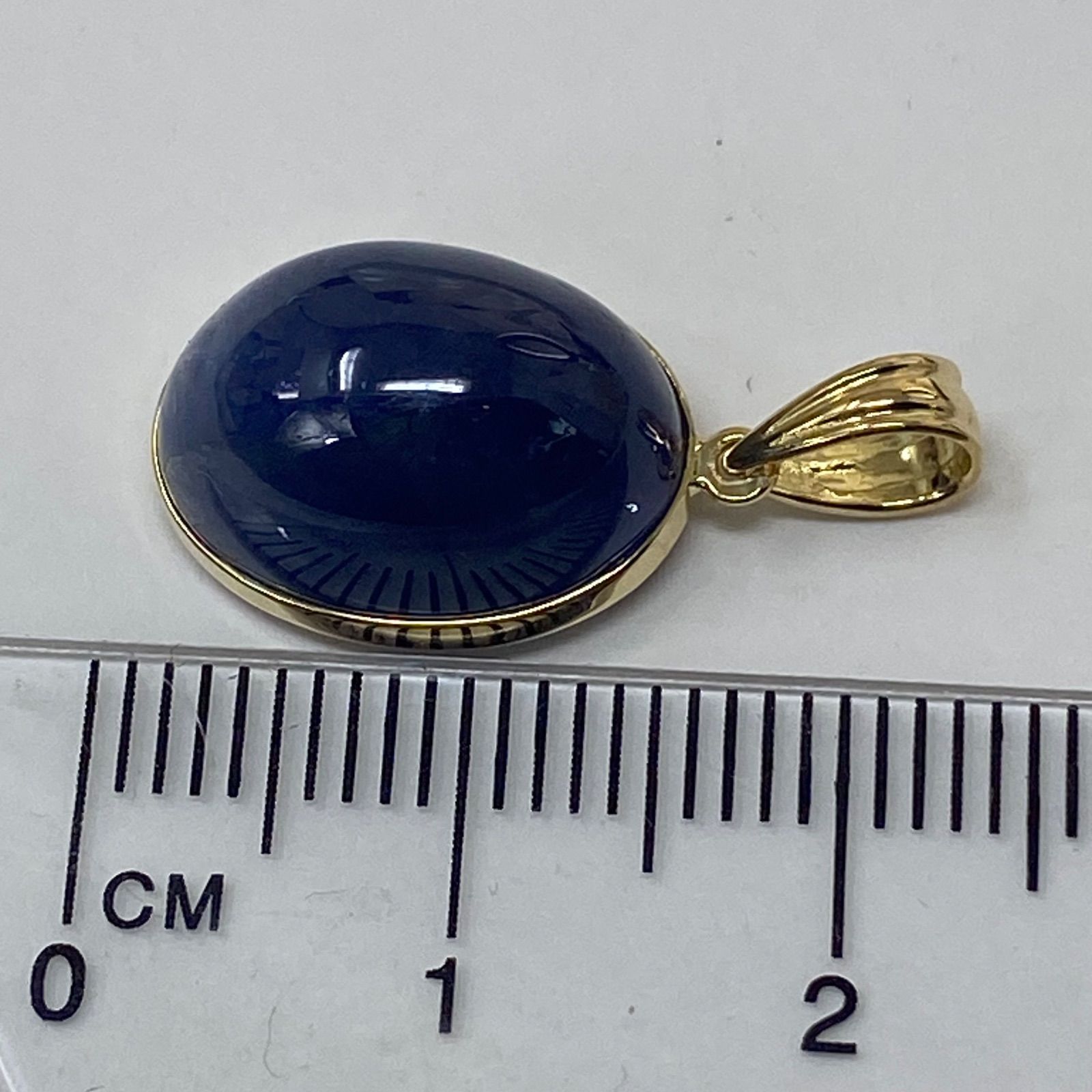 K18YG AU750 18金 天然タンザナイト ペンダントトップ - メルカリ