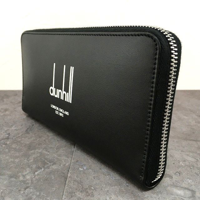 384 送料込み！ 未使用品 dunhill ジップウォレット レガシー ブラック