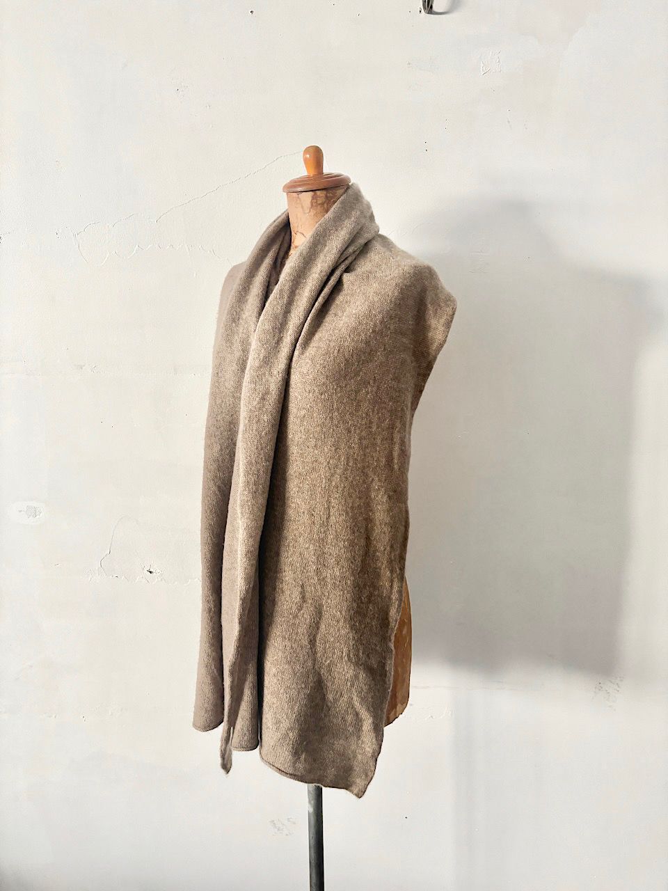 ANSPINNEN スピネン カシミヤ ストール モカ - メルカリ