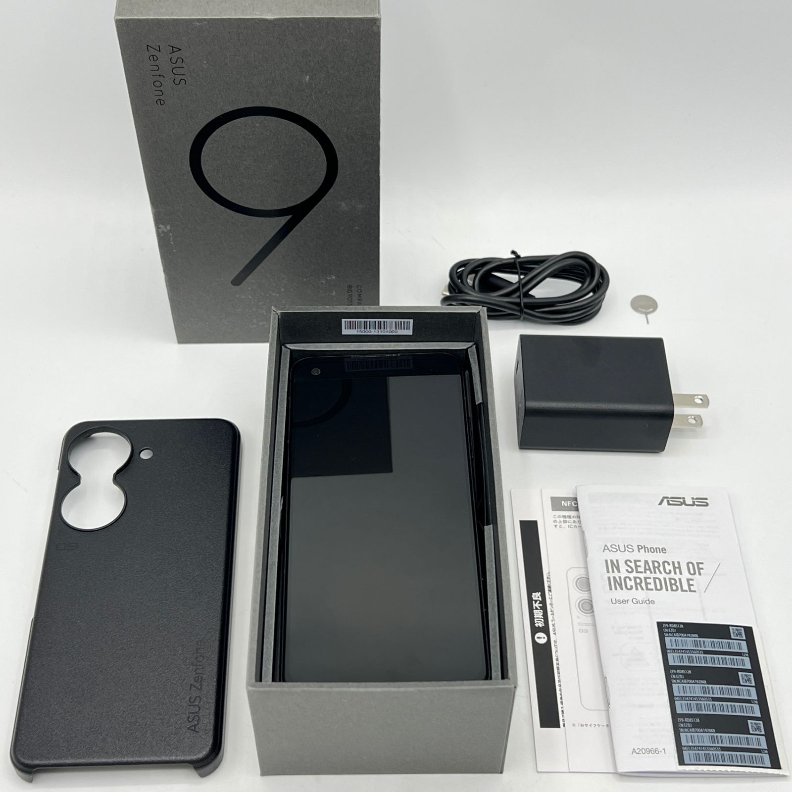 美品】ASUS Zenfone 9 サンセットレッド 5.9型ワイド 128GB